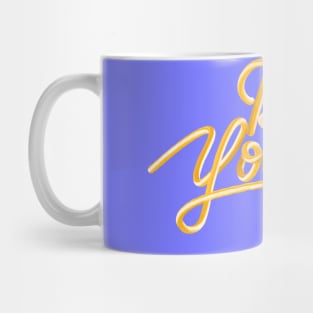 Be yourself 3D gold 3 Mug